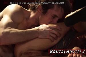 bdsm anal threesome and bondage tied to chair excited youthful 18+