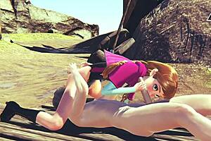 Man, Anna from Honeyselect2 is bangin’ uncensored with that huge cock in 3D stories!