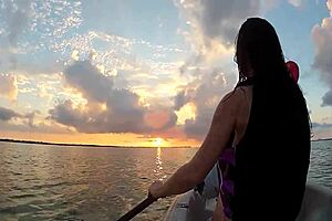 Flashing Boobs On Boat In Public