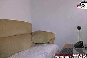 this german teen with blue hair got fucked at home... wow! 😲