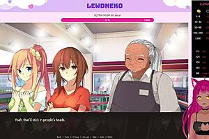 Vtuber Lewdneko Engages In Cute Anime Dating Game Highway Blossoms Part 1