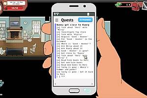 Nerdy girl gives public handjob in library.