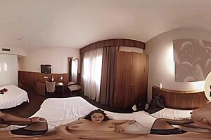 brunette getting fucked in hotel room vr experience