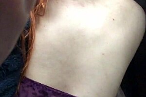 Hey, check my first video without a mask, just teasing with my redhead charm