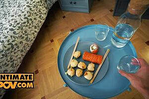 pov - lingerie slut solazola gives horny pov blowjob 😈