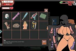 Nerdy girl gives public handjob in library.