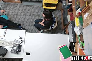 Teen 18+ thief Penelope Reed caught in stiff office case