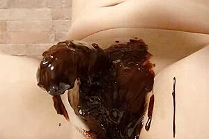 japanese gay cooking chocolate banana 🍌