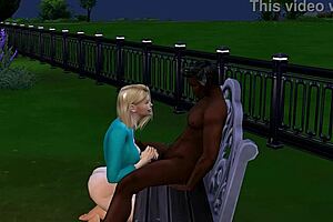 blacken seduces blonde barbie with oral
