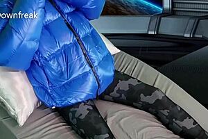 Orbiting Planet Earth Episode 2 Features Canada Goose Puffer Jacket On Bed