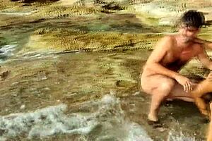 divers watching us screw on the beach, how wild is that?