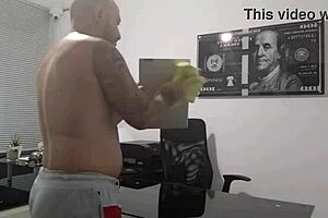 Surprising Wife with Clean House for Intense Ass Fucking