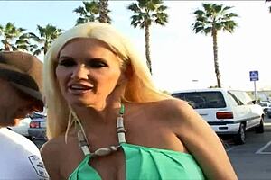 that rich blonde milf getting facial on her tits to win our friend