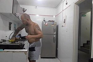 Surprising Wife with Clean House for Intense Ass Fucking