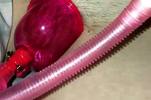 Hey neighbor, ever seen a wife pump her swollen pussy like this?