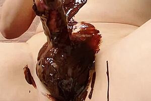 japanese gay cooking chocolate banana 🍌