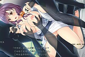 Meika the counselor gets groped by group with big tits