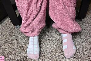 Dylan Uses Me as Footrest in Full Barefoot Fetish Video