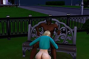 blacken seduces blonde barbie with oral