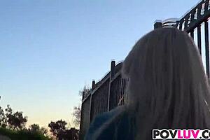 Emily Austin's pussy pounded by her big dick