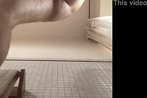 Teasing with a Big Black Dildo