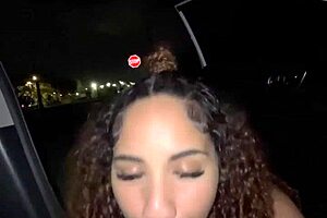 Met Fan and Sucked His Big Dick Outside!