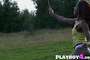 Small Tits Teens Magen Hana And Oksana Oksi Pose Naked Outdoors