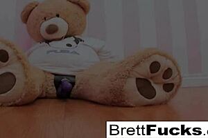 Brett rossi plays with a strap-on dildo, big tits and ass nude masturbation pornstar style.