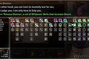 in karryns prison, the police office looks fine as hell in this hentai sex game part 7