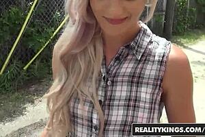 Wow! Sexy Charlene and Tyler Steel in wild street blowjob action with RealityKings
