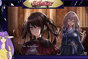 Sadistic Red Lesbians Lick and Finger Each Other Fiercely in Part One!