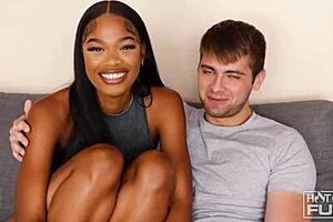 Hairy Hunk Pounds Big Titty Black Girl on Every Piece of Furniture