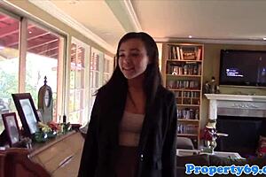 Ebony Realtor Doggystyled During Open House