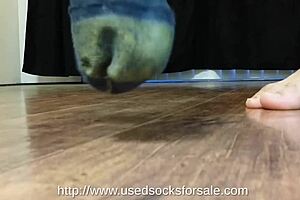 Watch this gay verbal domination with sweaty nylon socks