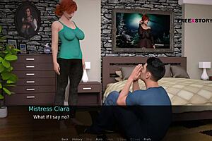 John Reams Clara While She Lactates and Handjobs