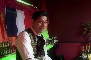 The milfs and guys prepare for an orgy