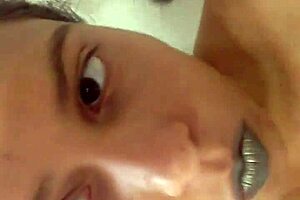 Ginger paris masturbates dirty in neon orange lingerie