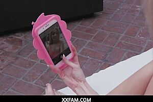 chanel shortcake craves older men's huge cocks slamming deep into her teen pussy from behind