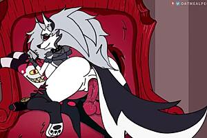 loona from helluva boss getting wild with stepdad, oh man, it’s crazy fun