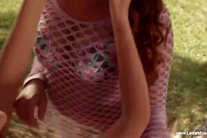 kissing sensual lesbians are loving their fun life together