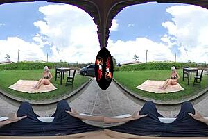 Check out this big tits purple haired latina babe in vr