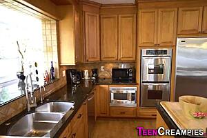 teen creampied with bbc