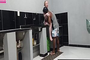 in lingerie, my friend grabs me – we fuck in kitchen?