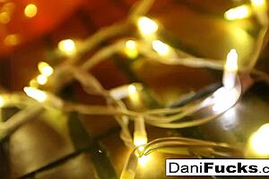 sexy dani teases her tight wet pussy