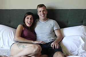 Hot jock drills sexy band geek nerd extremely hard in college action!