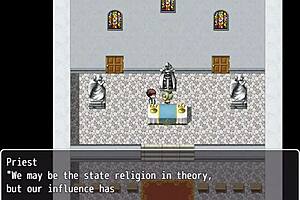 fucking waitress in bar in front of her dad - geezer hero rpg part 2 😏