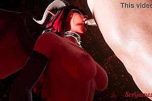 Hot Succubus Girl Punishes Lucky Guy With Big Cock In Hell Fantasy