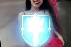 Lace Dress Dancing Showing Legs and Breasts