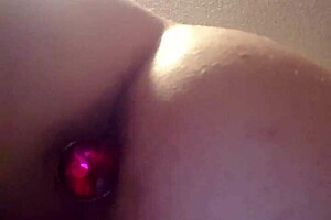 watch me stuff my panties and cum hard with this buttplug.