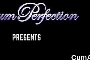 Wacky Bombshell Swallows Every Drop of Sperm in Wild Facial Scene